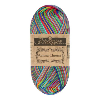 Fil 100% coton mercerisé Scheepjes Catona Chroma