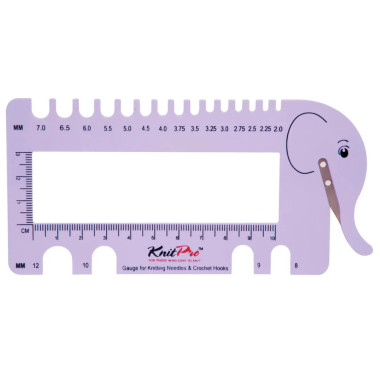 Jauge coupe fil éléphant lilas KnitPro