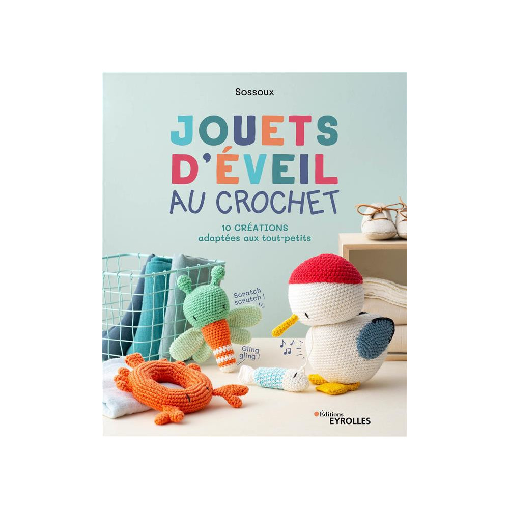 Jouets d'éveil au crochet : 10 créations adaptées aux tout-petits