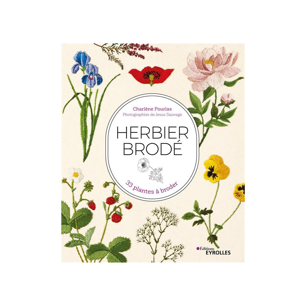 Herbier brodé : 33 plantes à broder