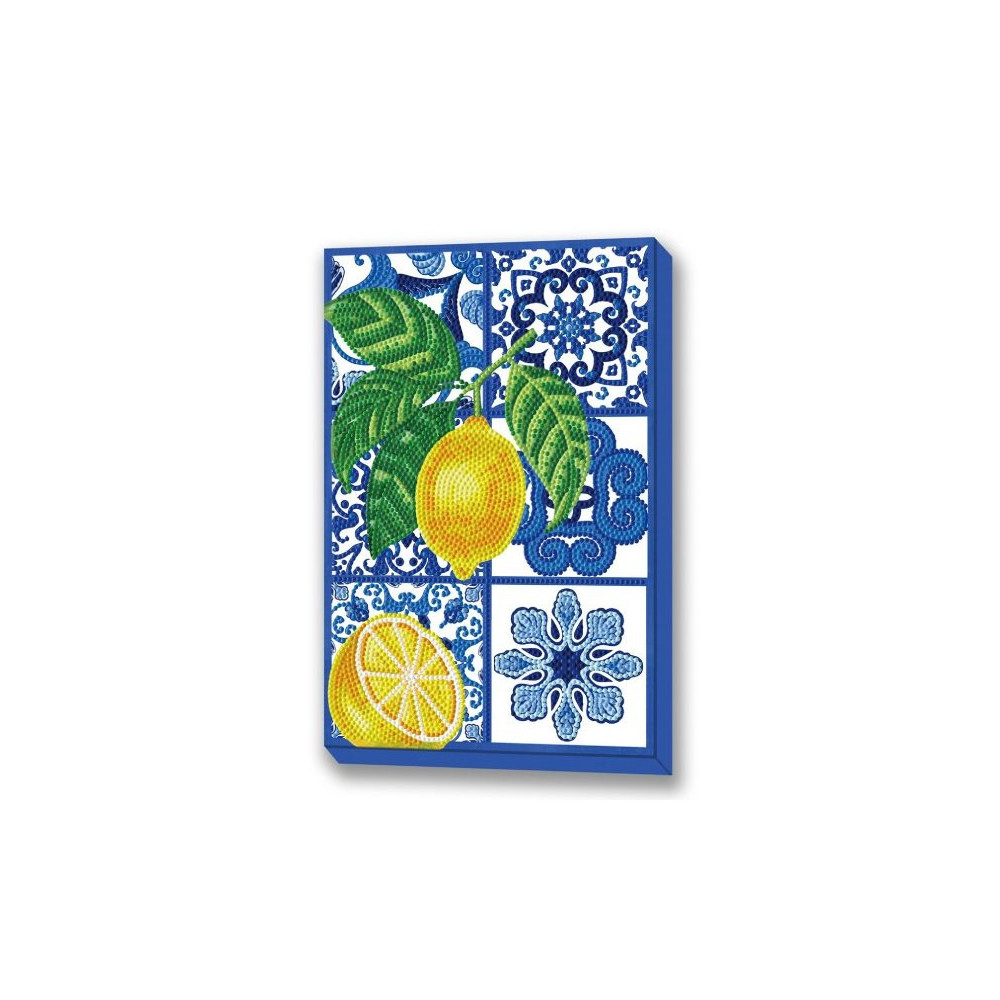 Kit Diamond painting Dotz Decor Tuiles aux agrumes Diamond Dotz