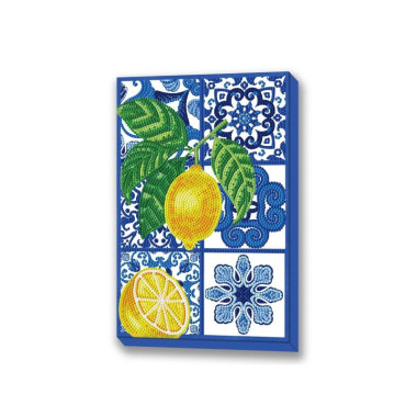 Kit Diamond painting Dotz Decor Tuiles aux agrumes Diamond Dotz