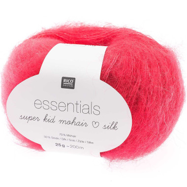 Fil doux et léger Rico Design Essentials Super Kid Mohair Loves Silk