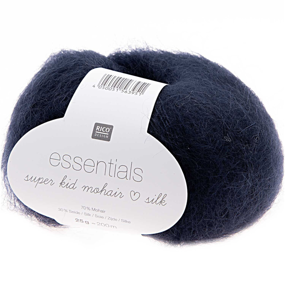 Fil doux et léger Rico Design Essentials Super Kid Mohair Loves Silk