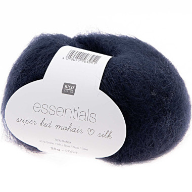 Fil doux et léger Rico Design Essentials Super Kid Mohair Loves Silk