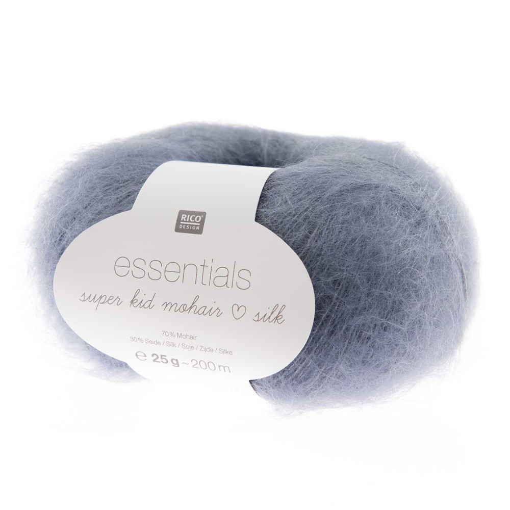 Fil doux et léger Rico Design Essentials Super Kid Mohair Loves Silk