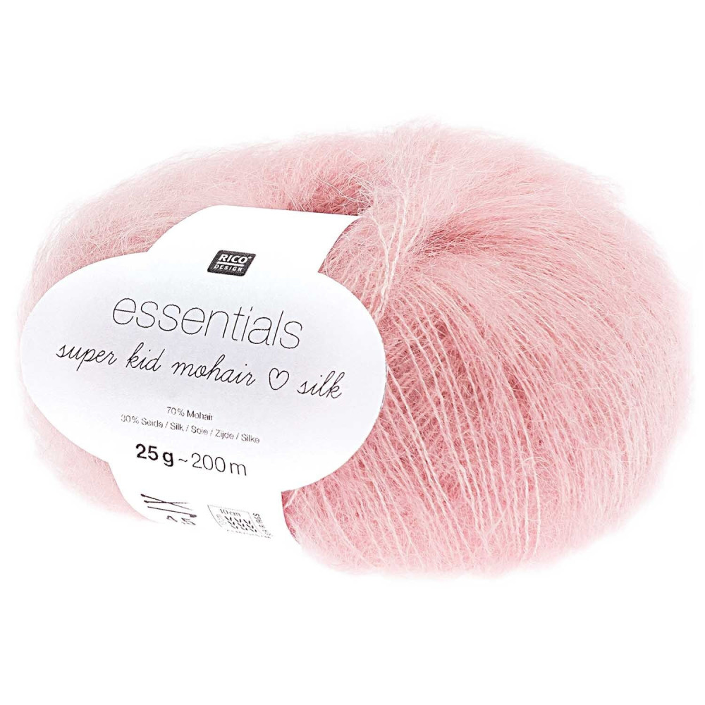 Fil doux et léger Rico Design Essentials Super Kid Mohair Loves Silk