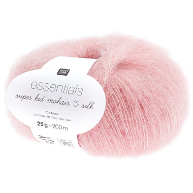 Fil doux et léger Rico Design Essentials Super Kid Mohair Loves Silk