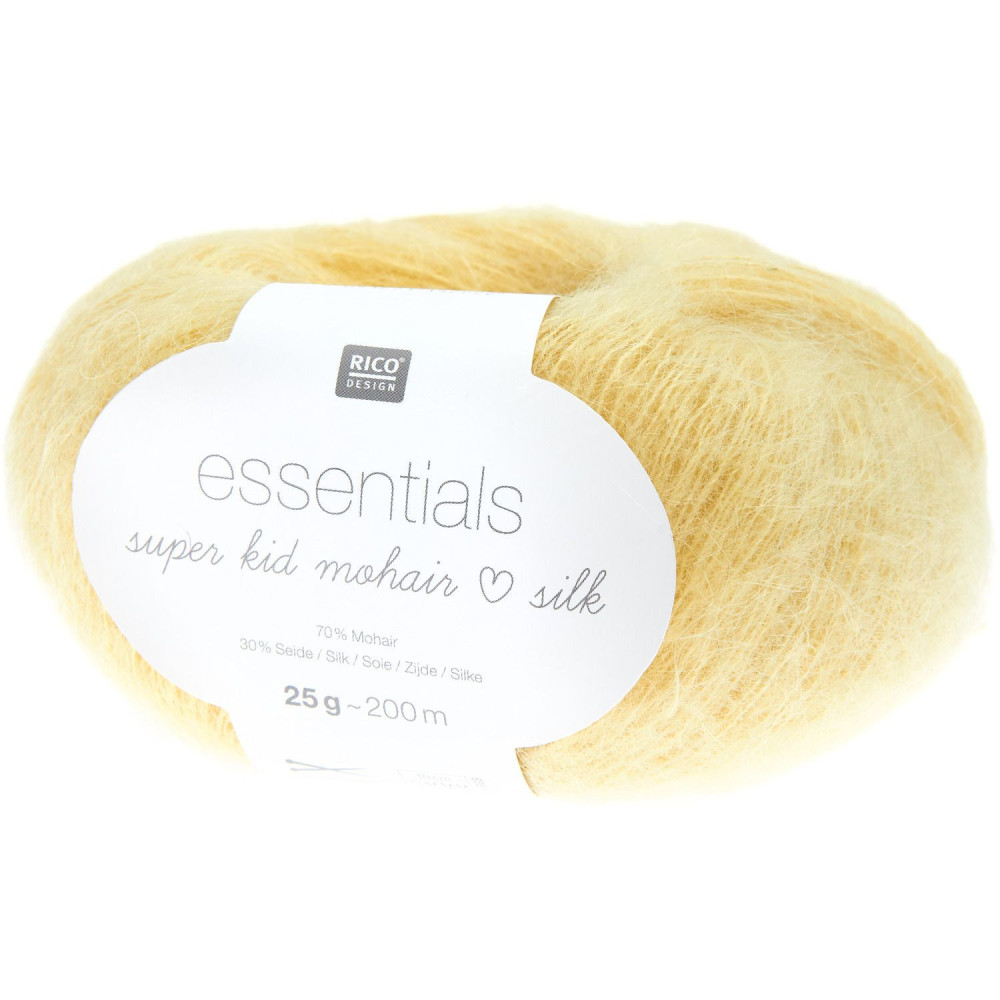 Fil doux et léger Rico Design Essentials Super Kid Mohair Loves Silk
