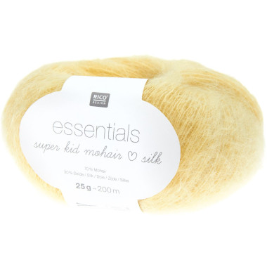 Fil doux et léger Rico Design Essentials Super Kid Mohair Loves Silk