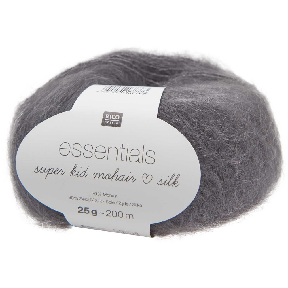 Fil doux et léger Rico Design Essentials Super Kid Mohair Loves Silk