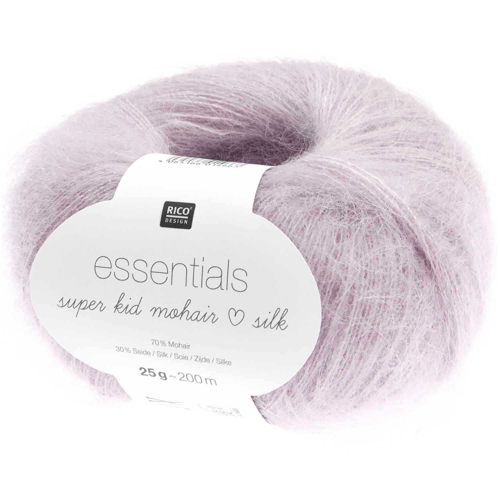 Fil doux et léger Rico Design Essentials Super Kid Mohair Loves Silk
