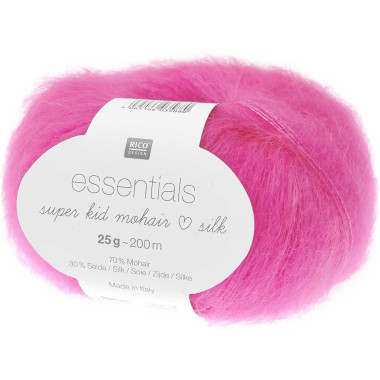 Fil doux et léger Rico Design Essentials Super Kid Mohair Loves Silk