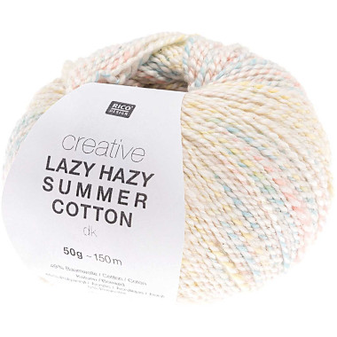 Fil torsadé Rico Design Creative Lazy Hazy Summer Cotton DK