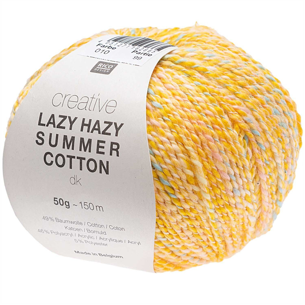 Fil torsadé Rico Design Creative Lazy Hazy Summer Cotton DK