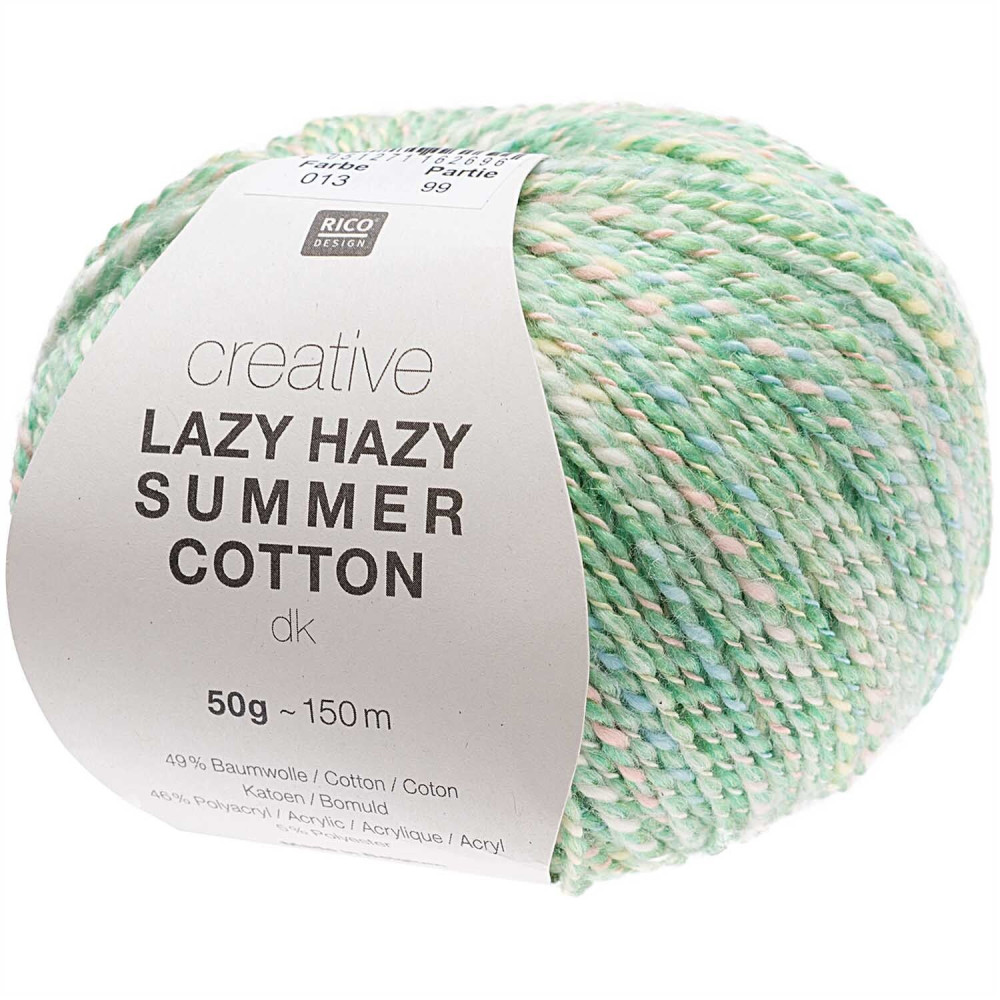 Fil torsadé Rico Design Creative Lazy Hazy Summer Cotton DK