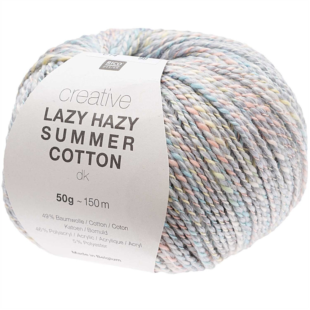 Fil torsadé Rico Design Creative Lazy Hazy Summer Cotton DK