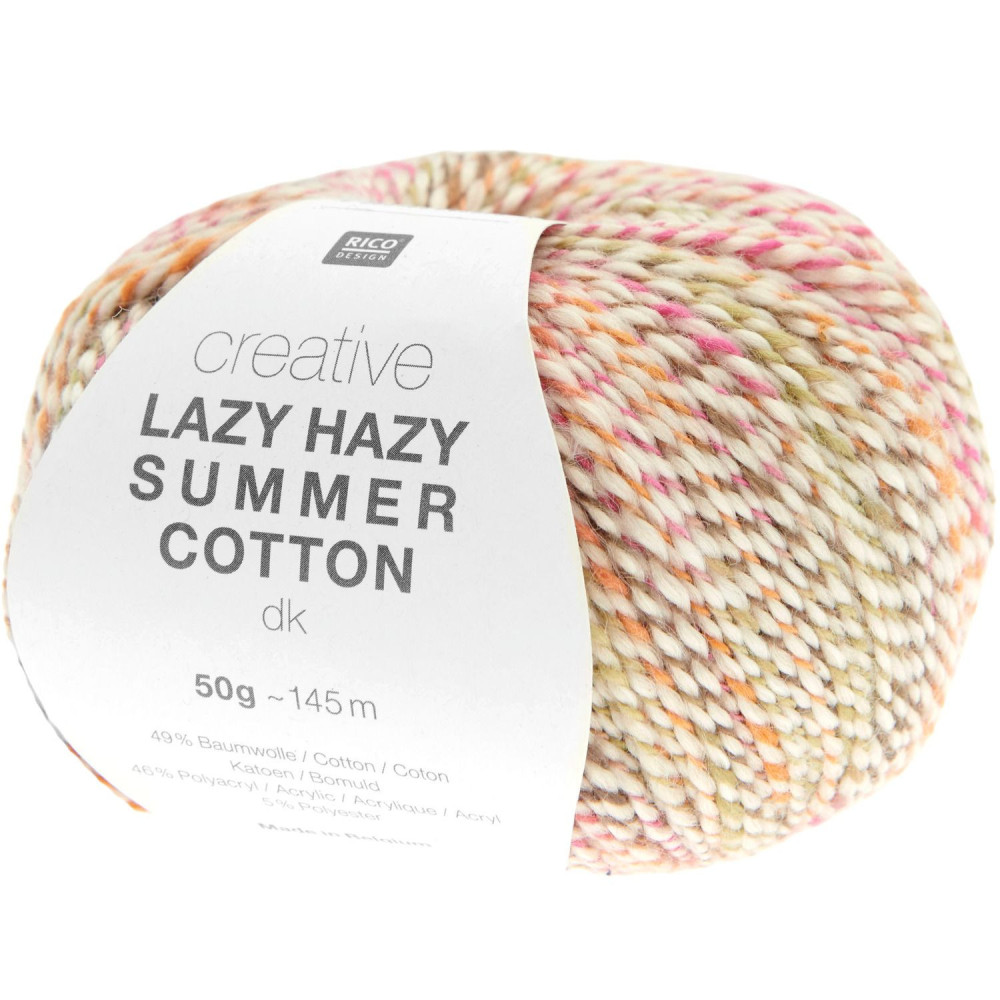 Fil torsadé Rico Design Creative Lazy Hazy Summer Cotton DK