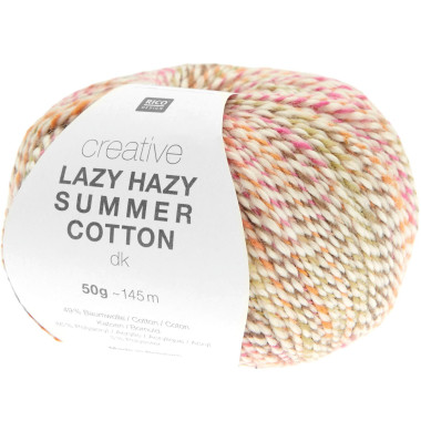 Fil torsadé Rico Design Creative Lazy Hazy Summer Cotton DK