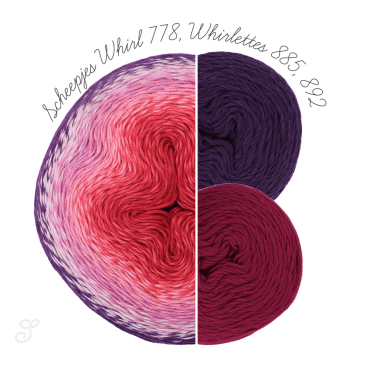 Cake 60% coton 40% acrylique Scheepjes Whirlette