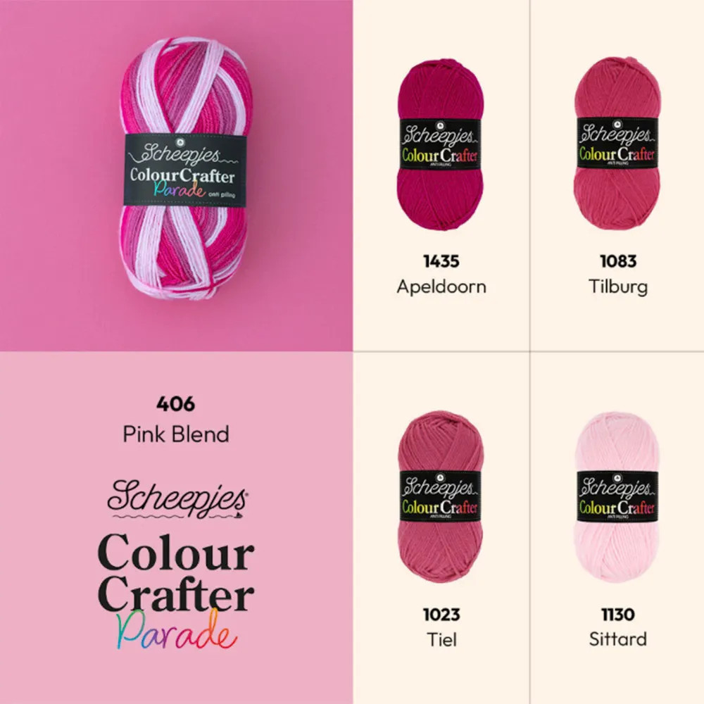 Fil anti-boulochage Scheepjes Colour Crafter Parade