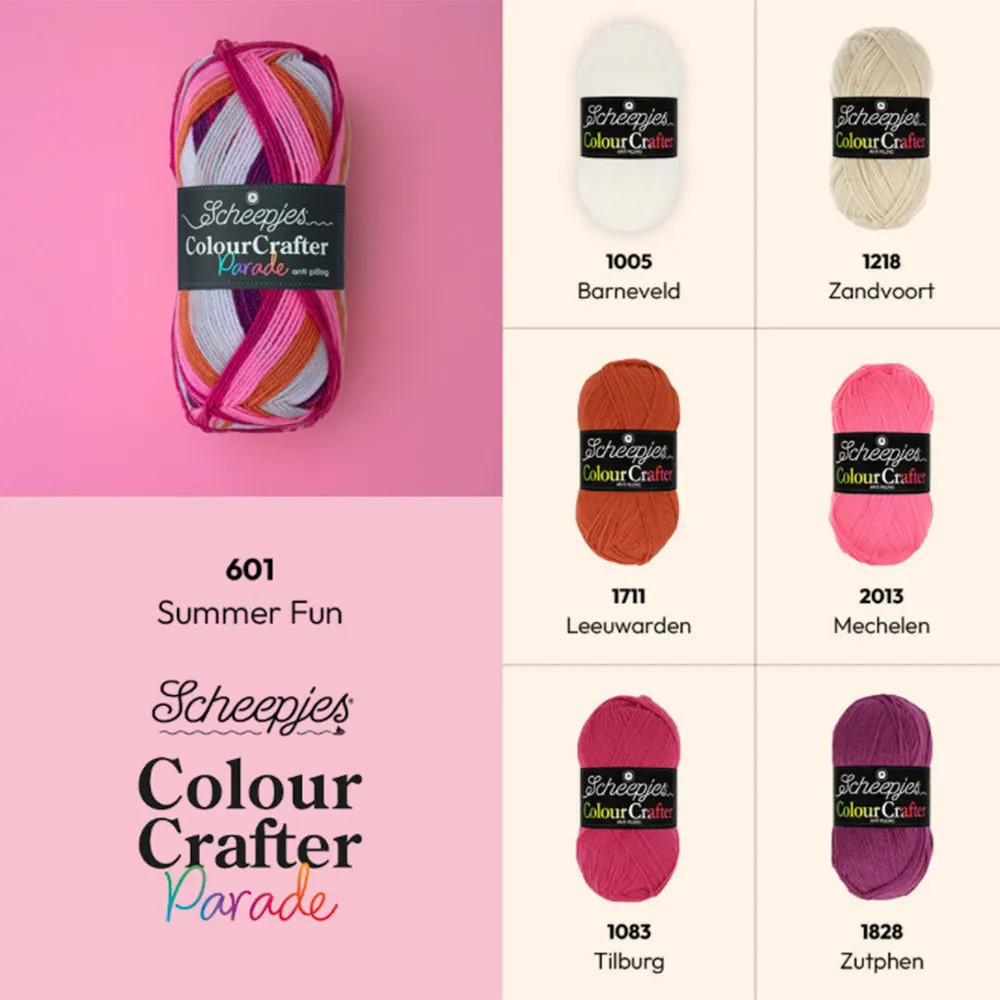 Fil anti-boulochage Scheepjes Colour Crafter Parade