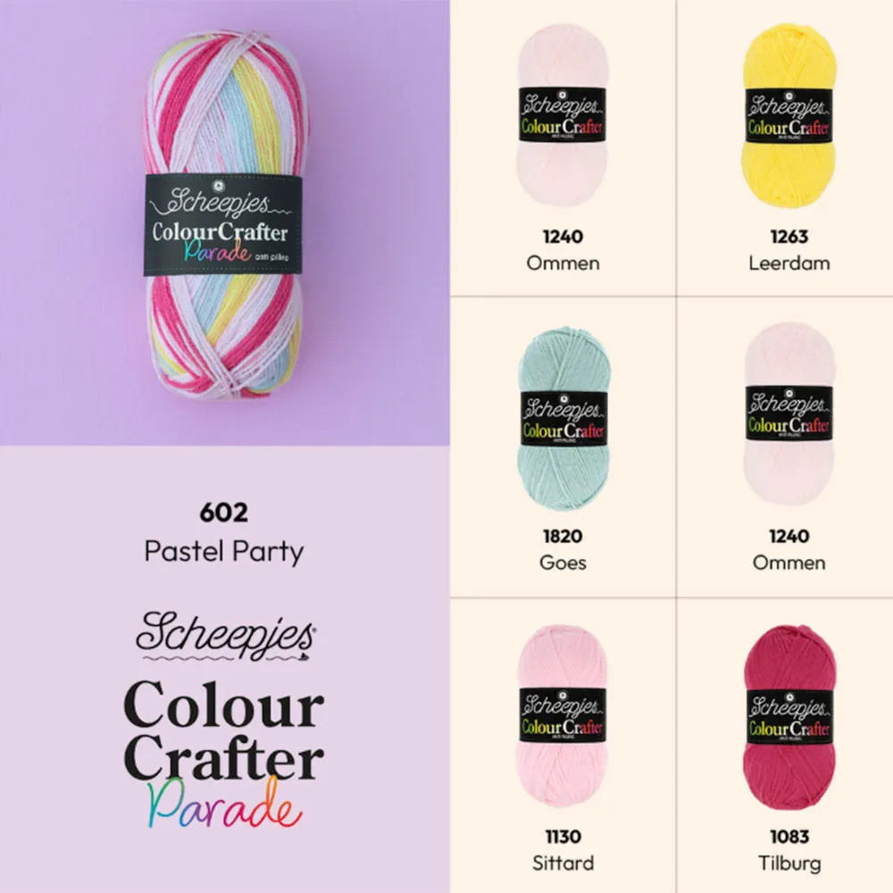 Fil anti-boulochage Scheepjes Colour Crafter Parade