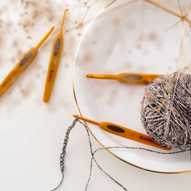Crochets avec manche ergonomique Clover Soft Touch