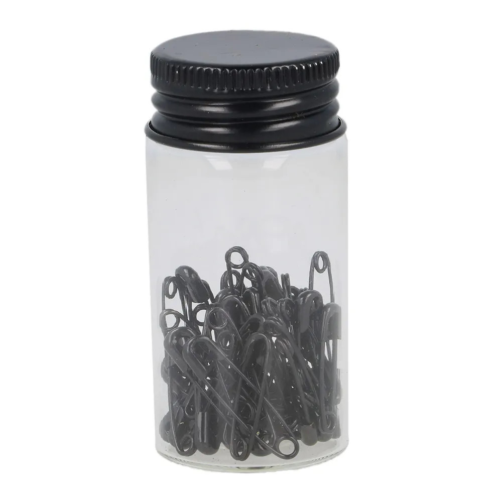 Assortiment de 50 épingles de sûreté noires Milward