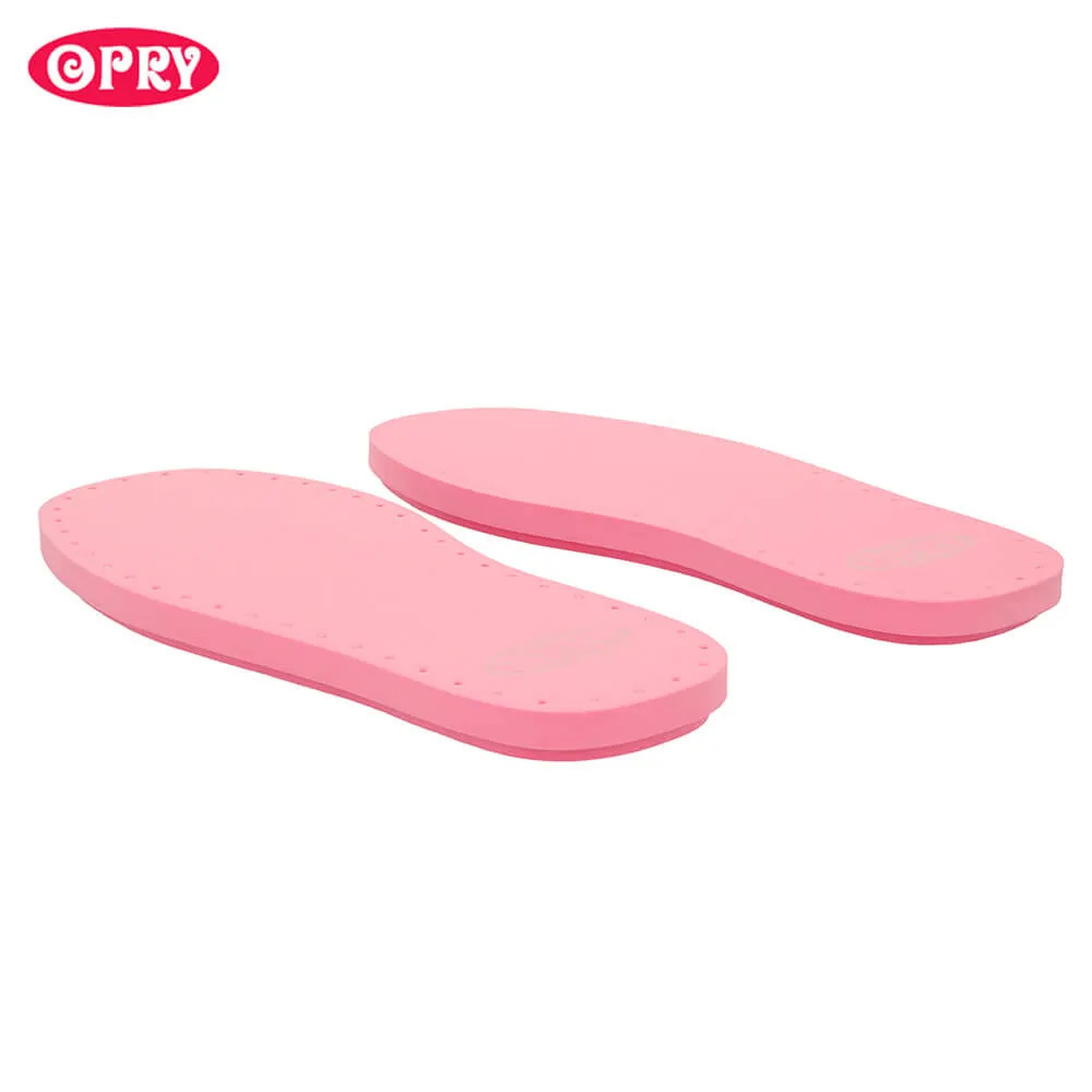 Semelles roses pour chaussons Opry