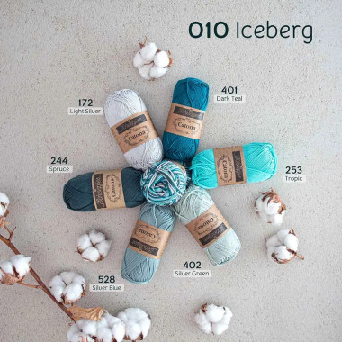 Fil 100% coton mercerisé Scheepjes Catona Chroma