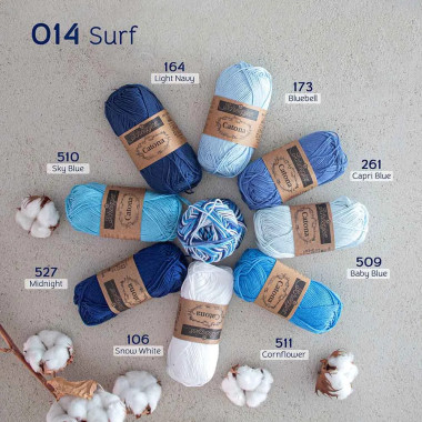 Fil 100% coton mercerisé Scheepjes Catona Chroma