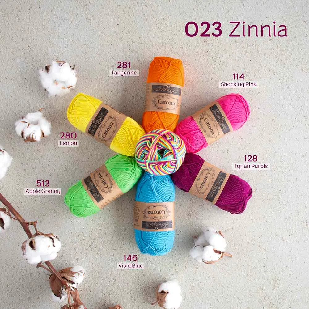 Fil 100% coton mercerisé Scheepjes Catona Chroma