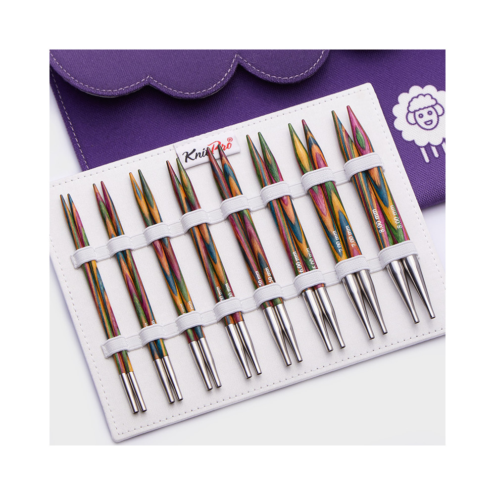 Kit Deluxe 8 aiguilles interchangeables Symfonie KnitPro