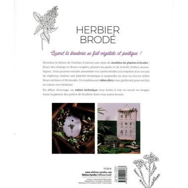 Herbier brodé : 33 plantes à broder