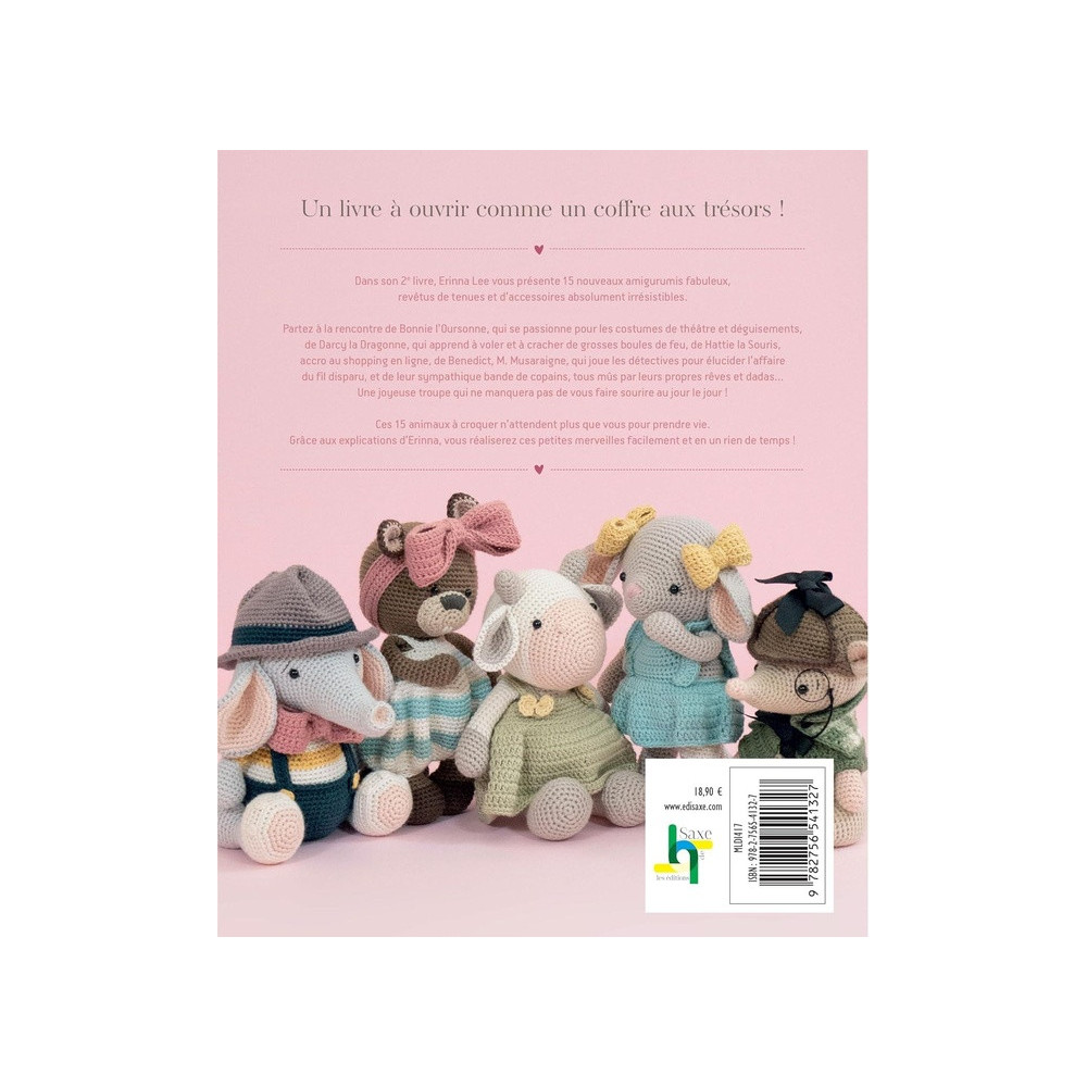 Adorables amigurumis 2 de @Littleaquagirl : 15 animaux à crocheter