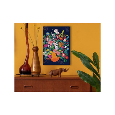 Kit Diamond painting Dotz Decor Fleurs sauvages Diamond Dotz