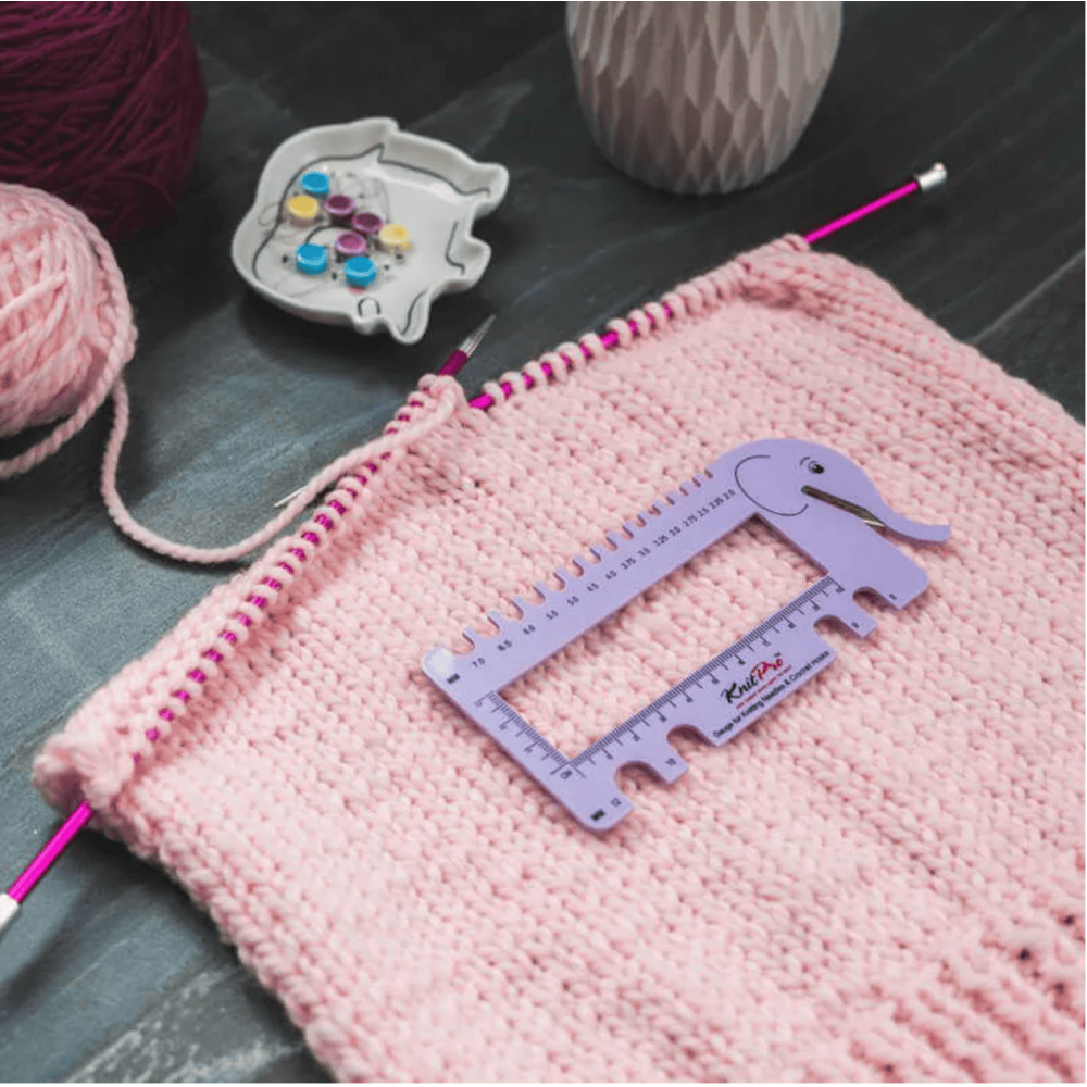 Jauge coupe fil éléphant lilas KnitPro