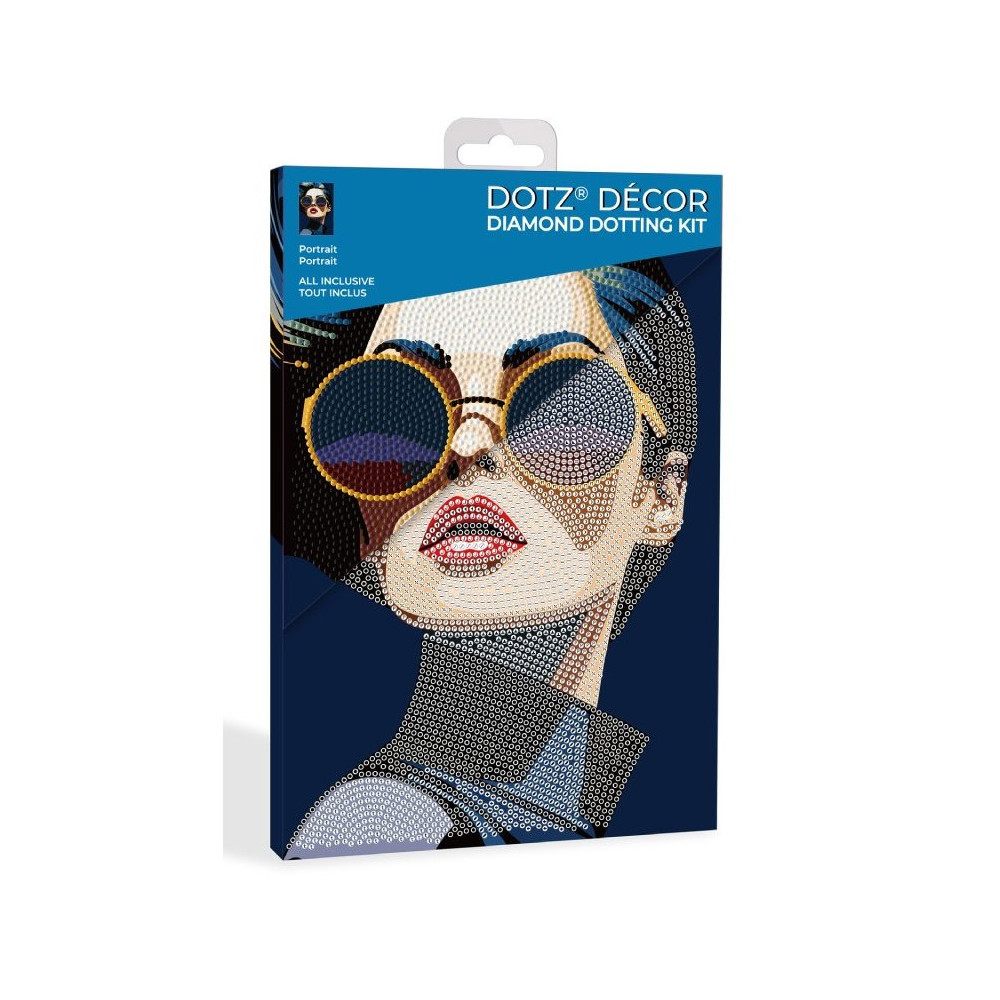 Kit Diamond painting Dotz Decor Portrait Diamond Dotz