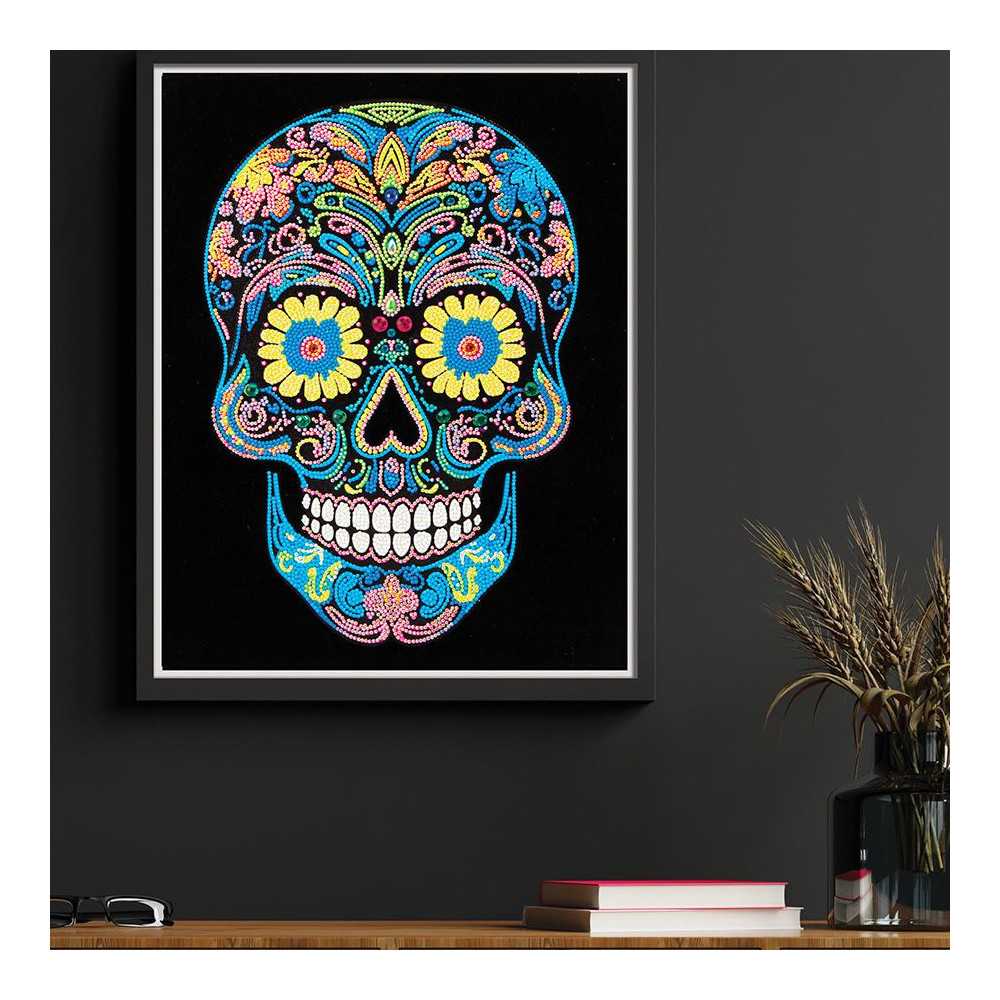 Kit Diamond painting Sugar Skull Collection Neon Diamond Dotz