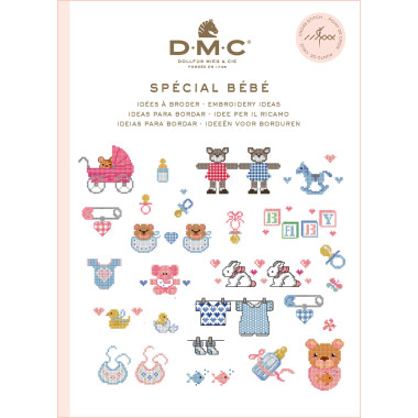 Mini livre point de croix spécial bébé DMC