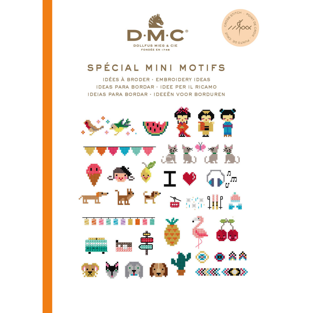 Mini livre point de croix spécial mini motifs DMC