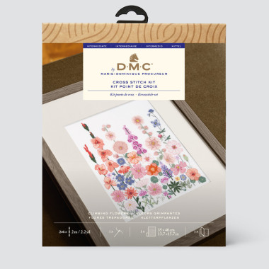 Kit point de croix Fleurs grimpantes DMC