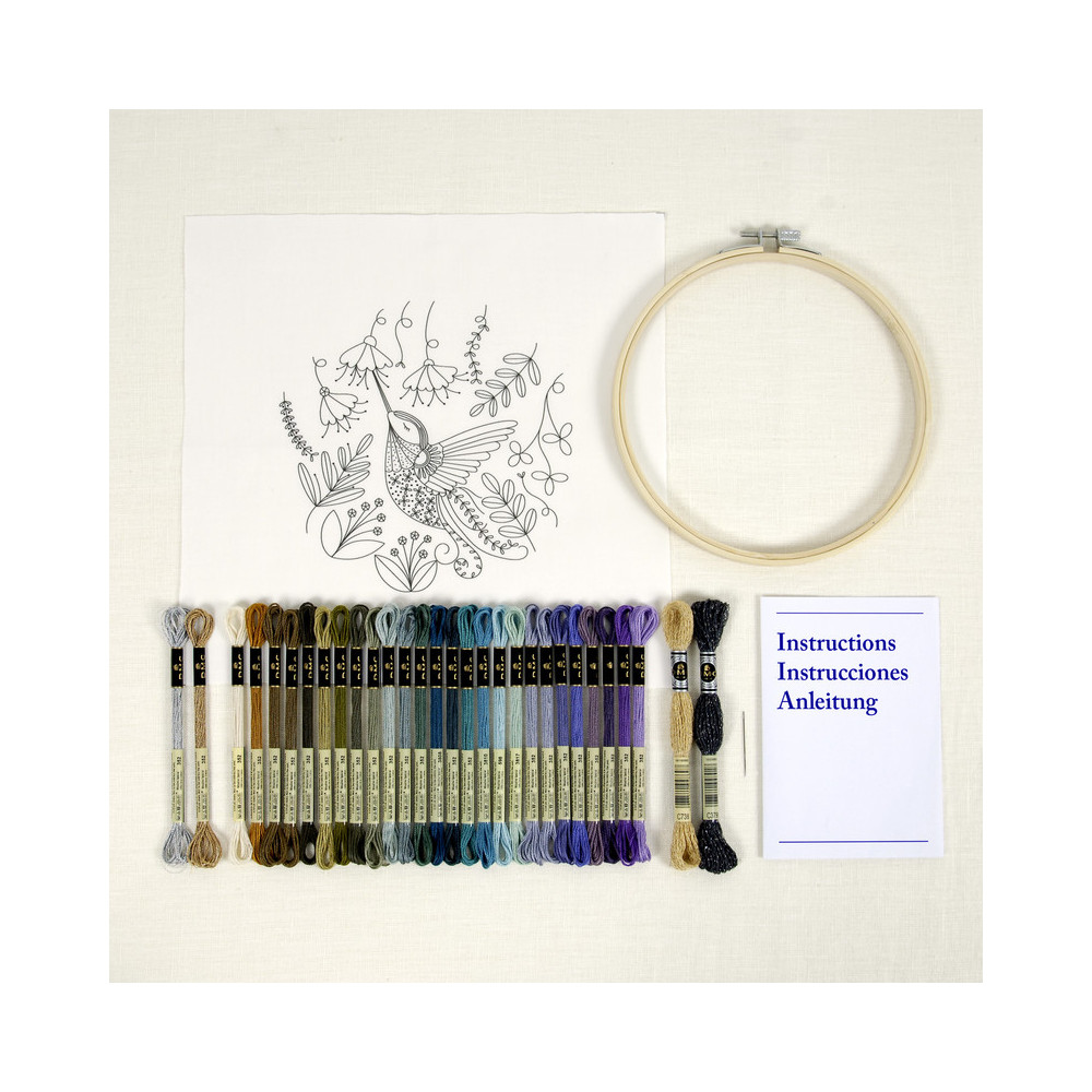Kit broderie Colibri DMC