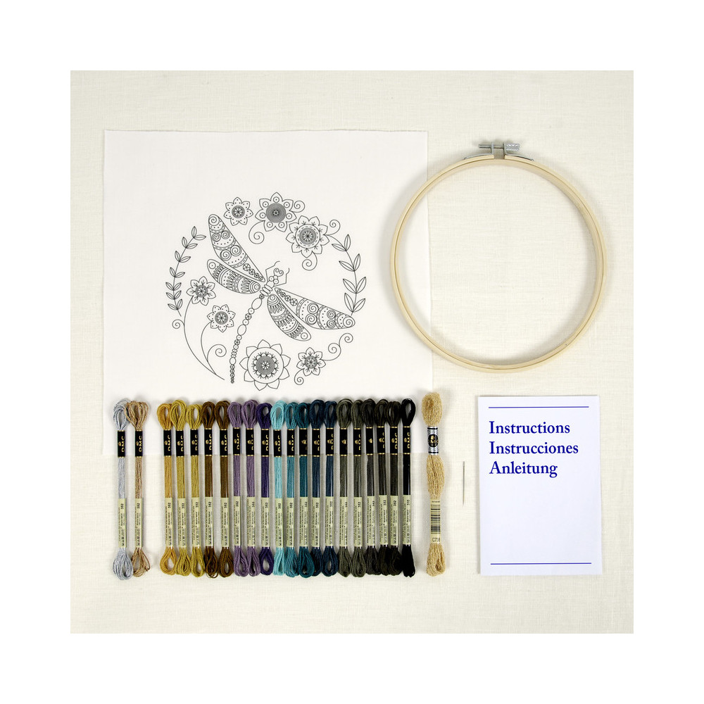 Kit broderie Libellule DMC