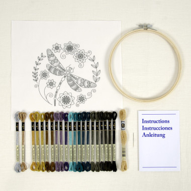 Kit broderie Libellule DMC