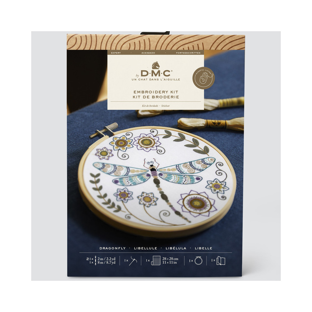 Kit broderie Libellule DMC
