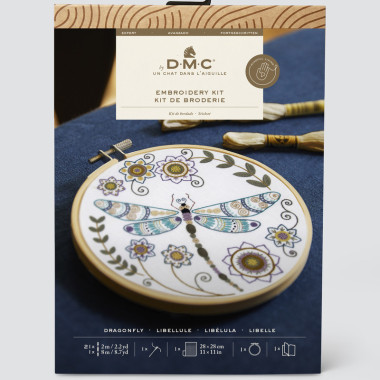 Kit broderie Libellule DMC