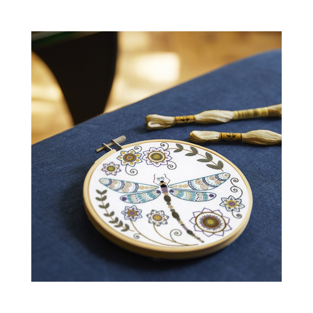 Kit broderie Libellule DMC