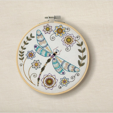 Kit broderie Libellule DMC